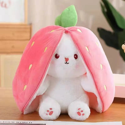 Plushie 2-in-1 Bunny Hiding in Fruit, Six Fruits, 7-10" | 18-25 cm plush toy – – – Image 9 | Plushie Produce