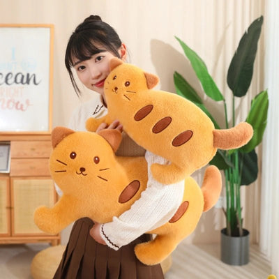Plushie Baguette in a Cat Design, 17-30" | 43-75 cm plush toy – – – Image 2 | Plushie Produce