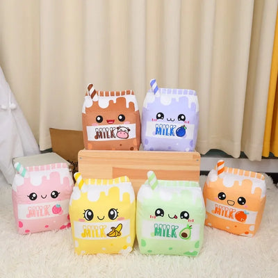 Plushie Carton of Flavored Milk Plushie, Six Flavors, 10" | 25 cm plush toy – – – Image 1 | Plushie Produce