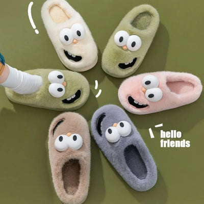 Plushie Cartoon Bird Slippers, US Men 4-10/ Women 5.5-11.5 plush toy – – – Image 3 | Plushie Produce