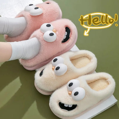 Plushie Cartoon Bird Slippers, US Men 4-10/ Women 5.5-11.5 plush toy – – – Image 4 | Plushie Produce