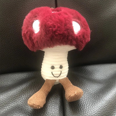 Plushie Cartoon Food Keychain, Six Food Choices plush toy – – Mushroom – Image 8 | Plushie Produce