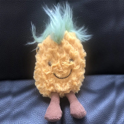 Plushie Cartoon Food Keychain, Six Food Choices plush toy – – Pineapple – Image 9 | Plushie Produce