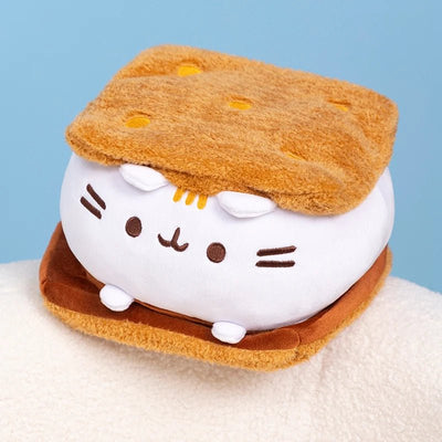 Plushie Cat Marshmallow S'more Plushie, 6-9" | 15-22 cm plush toy – – – Image 4 | Plushie Produce