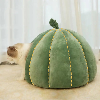 Plushie Cat/Dog Vegetable Bed, for pets up to 15 lbs plush toy – – – Image 3 | Plushie Produce