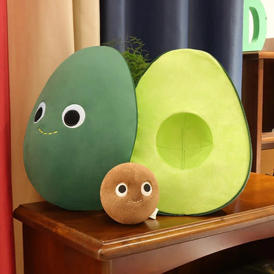 Plushie Disassembled Cartoon Avocado, 12" | 30 cm plush toy – – – Image 2 | Plushie Produce