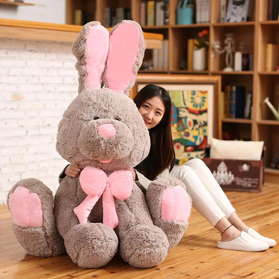 Plushie Enormous Spring Bunny Rabbit, 3.3-5.3' | 100-160 cm plush toy – – – Image 4 | Plushie Produce