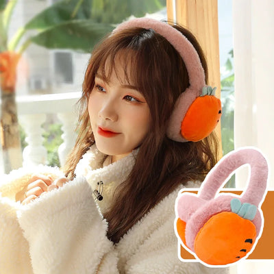 Plushie Fruit and Plant Children's Ear Muff, 6 Varieties plush toy – – Carrot – Image 9 | Plushie Produce