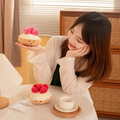 Plushie Fruit Tart Dessert, 4-8" | 10-20 cm plush toy – – – Image 5 | Plushie Produce