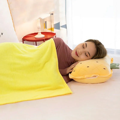 Plushie Fruit & Veggie Pillow Blanket Combo, 10 Pillow Designs plush toy – – – Image 6 | Plushie Produce