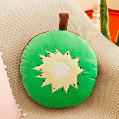 Plushie Fruit & Veggie Pillow Blanket Combo, 10 Pillow Designs plush toy – – Kiwi/ Round – Image 16 | Plushie Produce