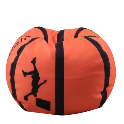 Plushie Giant Sports Ball Bean Bag Organizer, 38" | 97 cm plush toy – – Basketball – Image 2 | Plushie Produce