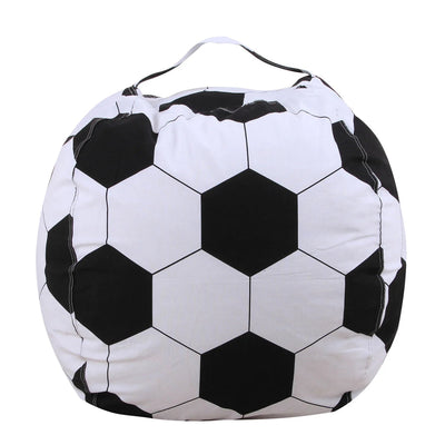 Plushie Giant Sports Ball Bean Bag Organizer, 38" | 97 cm plush toy – – Soccer ball – Image 6 | Plushie Produce