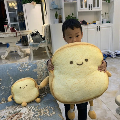 Plushie Happy/Sad Bread, 7-16" | 18-40 cm plush toy – – – Image 1 | Plushie Produce