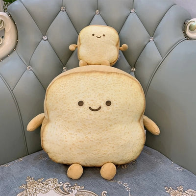 Plushie Happy/Sad Bread, 7-16" | 18-40 cm plush toy – – – Image 4 | Plushie Produce
