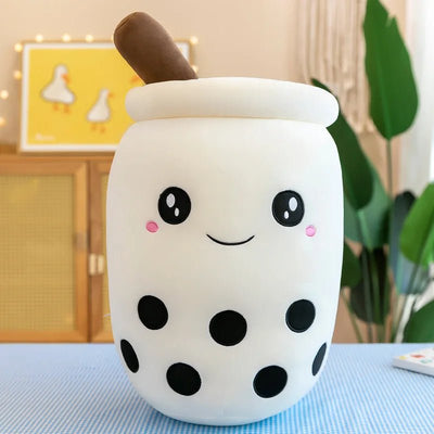 Plushie Jumbo Bubble Tea, 16 Styles, 9-28" | 22-70cm plush toy – – Vanilla/Open Eyes – Image 18 | Plushie Produce