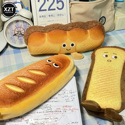 Plushie Loaf of Bread Pencil Case, 9" | 23 cm plush toy – – – Image 1 | Plushie Produce