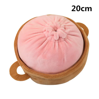 Plushie Realistic Bao Buns, 8-26" | 20-65 cm plush toy – – Pink – Image 7 | Plushie Produce
