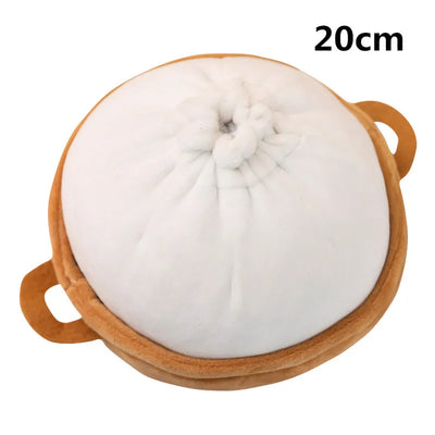 Plushie Realistic Bao Buns, 8-26" | 20-65 cm plush toy – – White – Image 8 | Plushie Produce