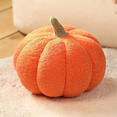 Plushie Realistic Decorative Pumpkin, 24 Styles, 7-14" | 18-35 cm plush toy – – orange/ short stem – Image 31 | Plushie Produce