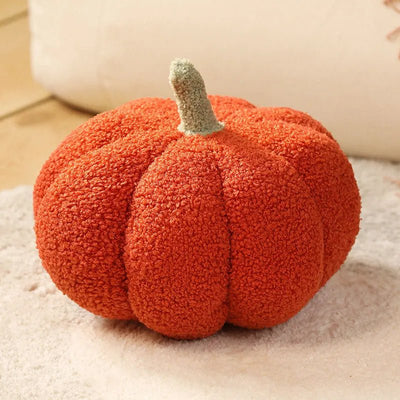 Plushie Realistic Decorative Pumpkin, 24 Styles, 7-14" | 18-35 cm plush toy – – red/ short stem – Image 30 | Plushie Produce