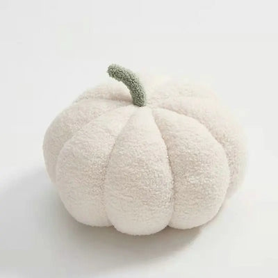 Plushie Realistic Decorative Pumpkin, 24 Styles, 7-14" | 18-35 cm plush toy – – white/ long curvy stem – Image 13 | Plushie Produce