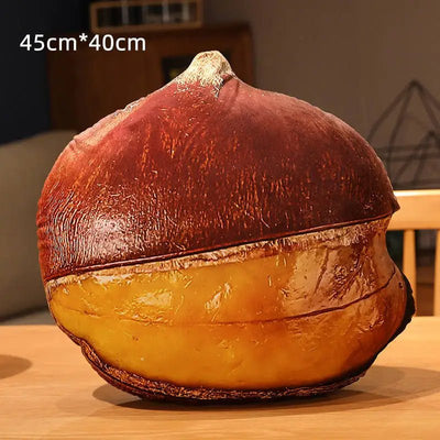 Plushie Realistic Food Nuts: Eight Varieties, 16-22" | 40-55 cm plush toy – – chestnut – Image 13 | Plushie Produce