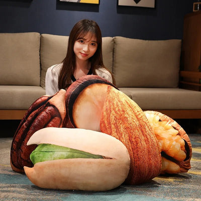 Plushie Realistic Food Nuts: Eight Varieties, 16-22" | 40-55 cm plush toy – – – Image 1 | Plushie Produce