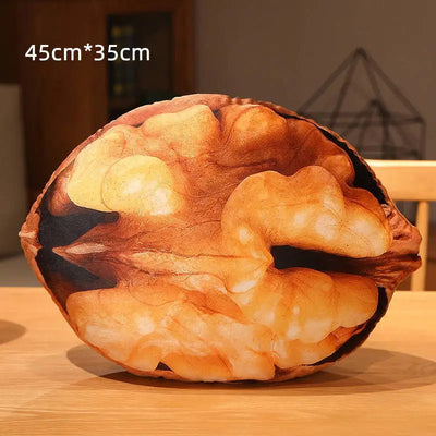 Plushie Realistic Food Nuts: Eight Varieties, 16-22" | 40-55 cm plush toy – – walnut – Image 3 | Plushie Produce