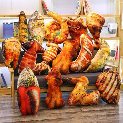 Plushie Realistic Grilled Meat Throw Pillows, Nine Styles, 8-24" | 20-60 cm plush toy – – – Image 14 | Plushie Produce