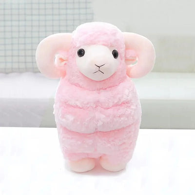 Plushie Realistic Sheep, Four Colors, 8-20" | 20-50 cm plush toy – – Pink – Image 6 | Plushie Produce
