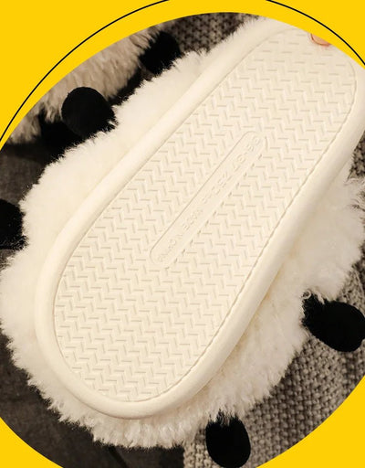 Plushie Sheep Slippers, US Men 4-8.5/ Women 5.5-10 plush toy – – – Image 3 | Plushie Produce