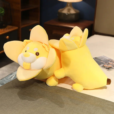 Plushie Shiba Inu as a Banana, 10-24" | 25-60 cm plush toy – – – Image 4 | Plushie Produce