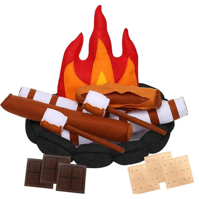 Plushie S'mores Campfire Play Set, 16" | 40 cm plush toy – – – Image 7 | Plushie Produce