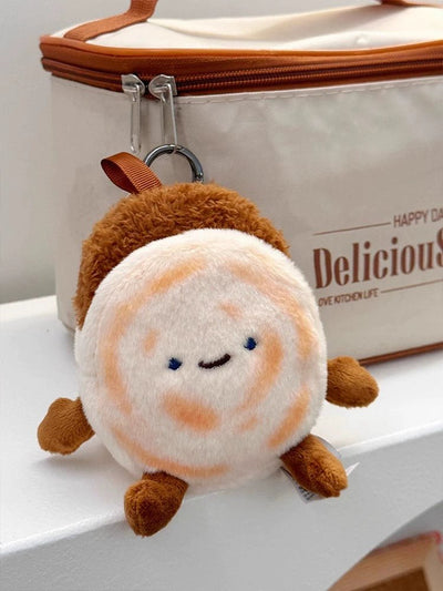 Plushie Steamed Bread Keychain plush toy – – – Image 4 | Plushie Produce
