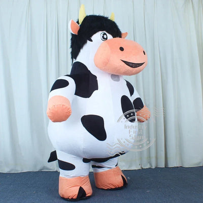 Premium Inflatable Dairy Cow Costume – Customizable Colors plush toy – – – Image 6 | Plushie Produce