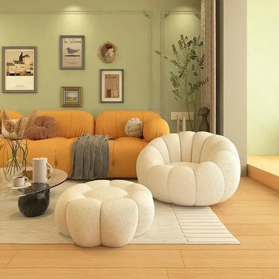 Pumpkin-Inspired Plush Sofa Chair - Six Colors plush toy – – – Image 3 | Plushie Produce
