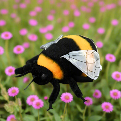 Realistic Honeybee Stuffed Animal, 8" | 20 cm plush toy – – – Image 1 | Plushie Produce
