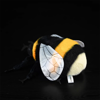 Realistic Honeybee Stuffed Animal, 8" | 20 cm plush toy – – – Image 3 | Plushie Produce