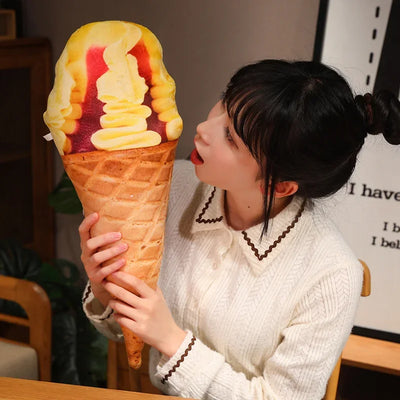 Realistic Ice Cream Throw Pillow, 8 Flavors, 8-20" | 20-50 cm plush toy – – – Image 5 | Plushie Produce