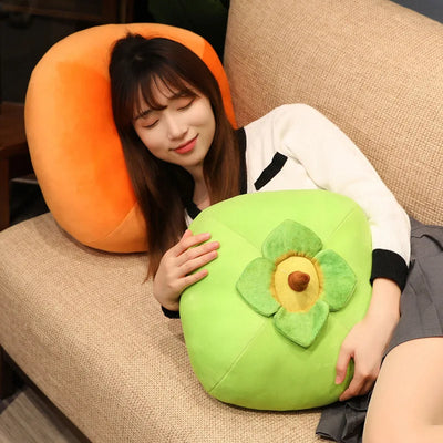 Realistic Persimmon Plushie, Two Colors, 12-16" | 30-40 cm plush toy – – – Image 6 | Plushie Produce