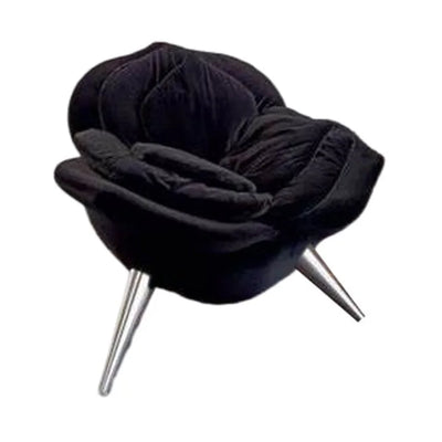 Rose Accent Chair – Elegant, Plush, and Comfortable plush toy – – Black – Image 6 | Plushie Produce