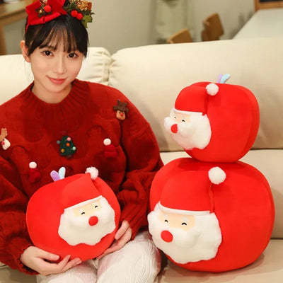 Santa Claus Apple Plushie, 10-14" | 25-35 cm plush toy – – – Image 2 | Plushie Produce