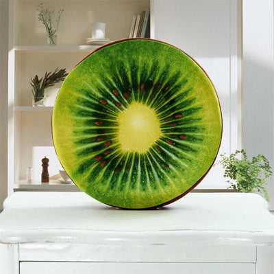 Sliced Fruit Seat Cushion Plushies, Six Styles, 13" | 32 cm plush toy – – Kiwi – Image 10 | Plushie Produce