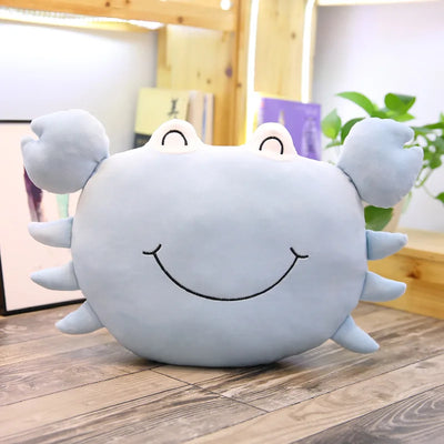 Smiling Crab Plushie, 18-24" | 45-60 cm plush toy – – Blue – Image 8 | Plushie Produce