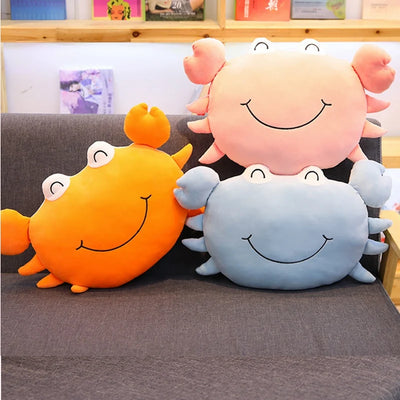Smiling Crab Plushie, 18-24" | 45-60 cm plush toy – – – Image 1 | Plushie Produce