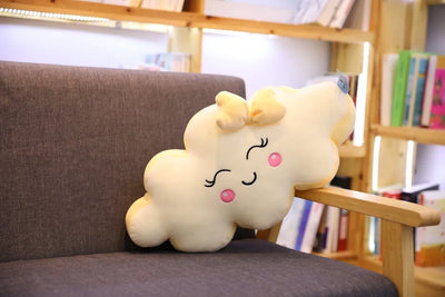 Smiling Kawaii Cloud Plushie, 20-35" | 50-90 cm plush toy – – – Image 7 | Plushie Produce