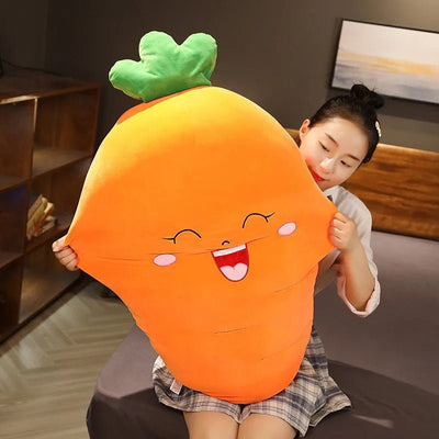 Smiling Vegetable Plush Toy, Four Veggies, 12-20" | 30-50 cm plush toy – – – Image 4 | Plushie Produce