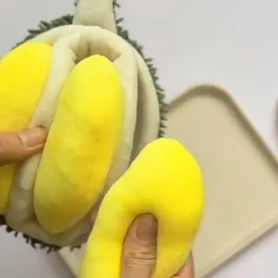 Squeaky Durian Plushie Dog Toy – Interactive Plush Food for Pets plush toy – – – Image 6 | Plushie Produce