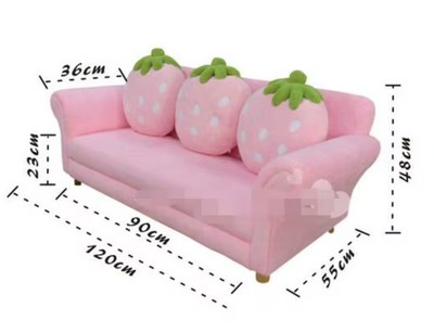 Strawberry Dream Children's Couch Set - Four Colors plush toy – – – Image 31 | Plushie Produce